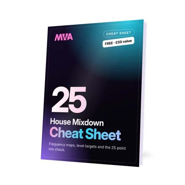House Mixdown Cheat Sheet box artwork